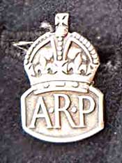 ARP lapel badge, WW2, 1940s