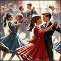 school dance 1950s