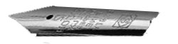 Enlargement of a nib fixed into an old pen, showing how it is held firmly for use