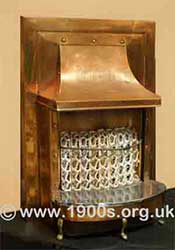 A domestic gas fire from the 1940s and 1950s