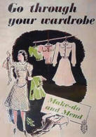 WW2 poster encouraging mending