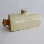 Stoneware hot water bottle often just called a 'stone' hot water bottle