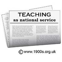 School teaching as a WW2 conscript