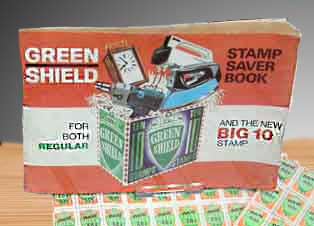 Green shield stamp book