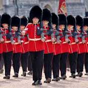 bearskin hat uniform of the Grenadier Guards