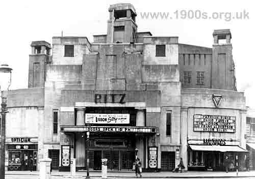 The Ritz cinema, Edgware while it was still in operation, small