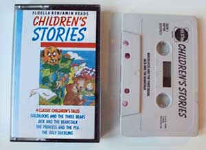 Purchased ready-recorded stories on cassette tape
