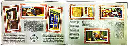 Layout of pages of the cigarette card album on preparations for the World War Two homefront