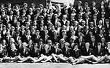 Fifth section of the 1957 School photograph for Copthall County Grammar School.