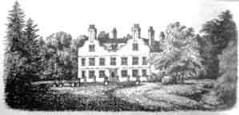 The old House of Copt Hall, Mill Hill, north London in 1868