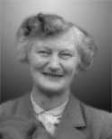 Miss Huntley, Domestic Science teacher at Copthall County Grammar School, Mill Hill, north London, in the 1950s