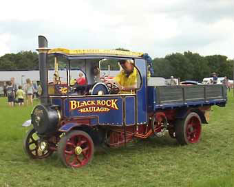 A mini steam lorry