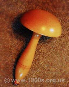 antique wooden darning mushroom
