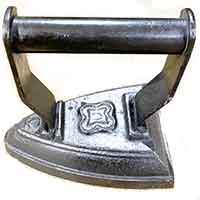 old cast iron flat iron