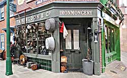Ironmongers/hardware shop front, early 20th century