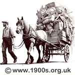 rag and bone man with horse and cart