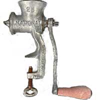 Mincer, a vintage kitchen tool