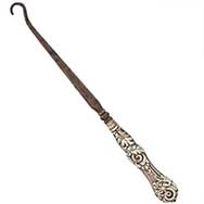 button hook - a hook with a handle