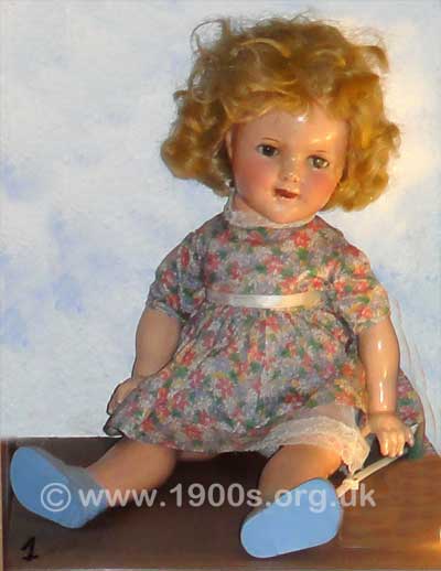 China doll, probably made before the Second World War