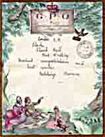1938 greetings telegram commonly used for sending wedding greetings, issued by the British GPO (General Post Office), thumbnail