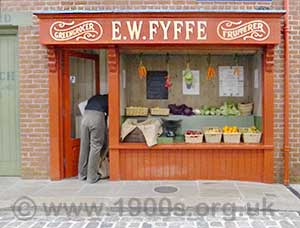 small greengrocers shop