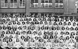 Fourth section of the 1946 School photograph for Copthall County Grammar School.