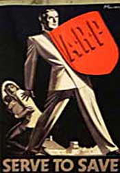 WW2 ARP propaganda poster.
