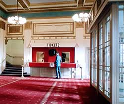 Box office in the elegant foyer