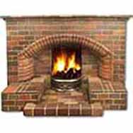 coal fire burning in a grate icon