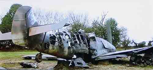 Crashed WW2 Nazi plane