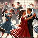 school dance 1950s