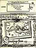 World War Two British Forces Christmas 
	card sent Africa in 1944. 