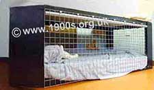 Morrison shelter - all I ever saw of it as a young child in the blitz of World War Two, not tall enough to see over it.