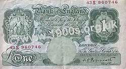 old pound note