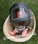 Baby's gas mask (respirator), World War Two, picture 3, thumbnail