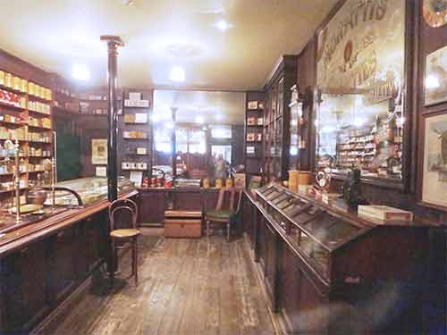 inside an old tobacconist shop