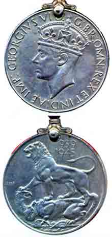British 1939-1945 War medal