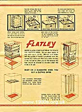 selling points of the Flatley dryer, mid 20th century