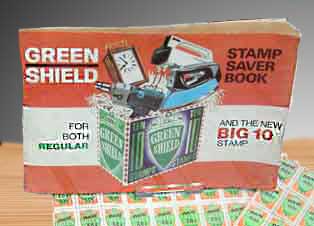 Green shield stamp book