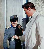 Lift boy or lift attendant in uniform, c1950s