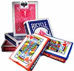 packs of old playing cards