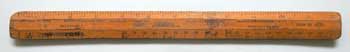 wooden ruler