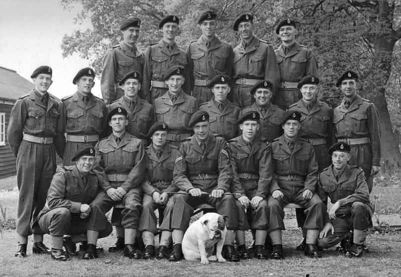 The Royal Army Medical Corps (RAMC, UK National Service conscripts, 1960, at Crookham showing the uniform