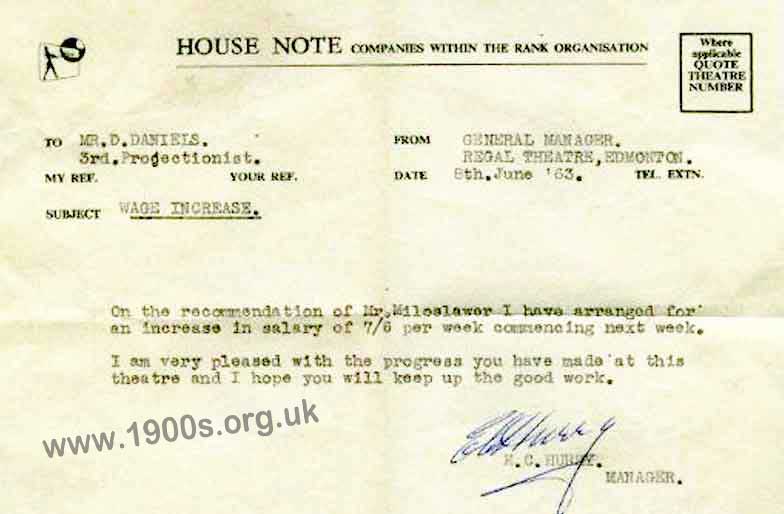 letter typed on old manual typewriter