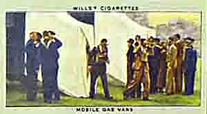 World War Two mobile gas vans.