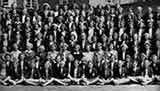 Fourth section of the 1949 School photograph for Copthall County Grammar School.