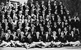 Fourth section of the 1957 School photograph for Copthall County Grammar School.