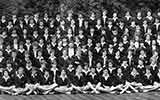 Second left section of the 1961 School photograph for Copthall County Grammar School
