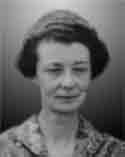 Miss Cairns, Chemistry teacher at Copthall County Grammar School, Mill Hill, north London, in the 1950s