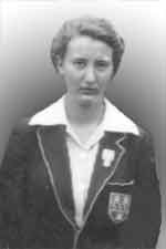 Prefect's blazer, Copthall County Grammar School in the 1950s, identifiable by the pale green silk cord round the edges